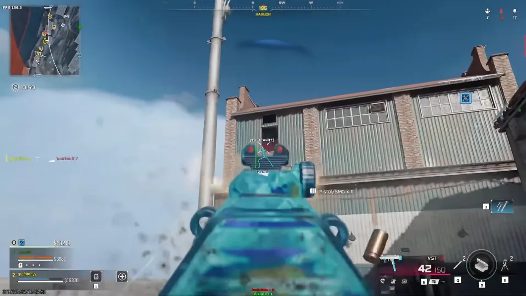 Call of Duty Warzone hacks overview with aimbot skeleton overlay